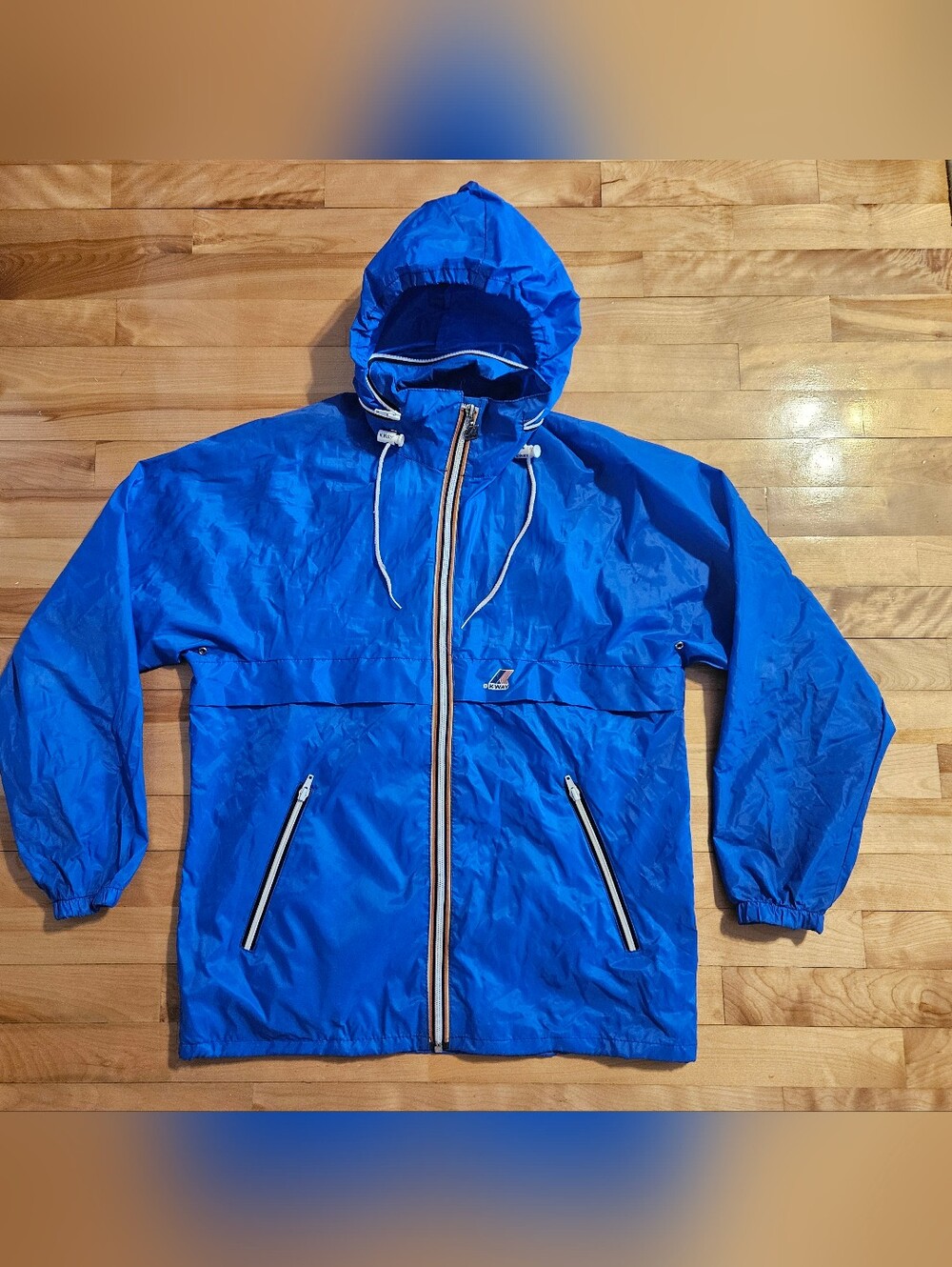 K-Way Jacket Windbreaker Waterproof Unisex Size M